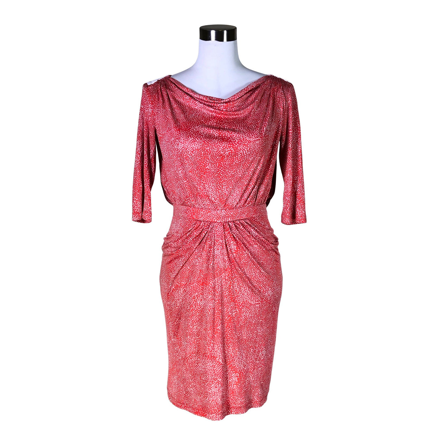 Unisex Saloni - Tricot dress, size 34 - Red (1)