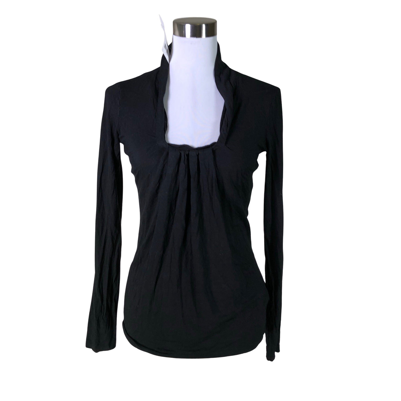 Unisex Sisley - Tricot shirt, size 38 - Black (1)