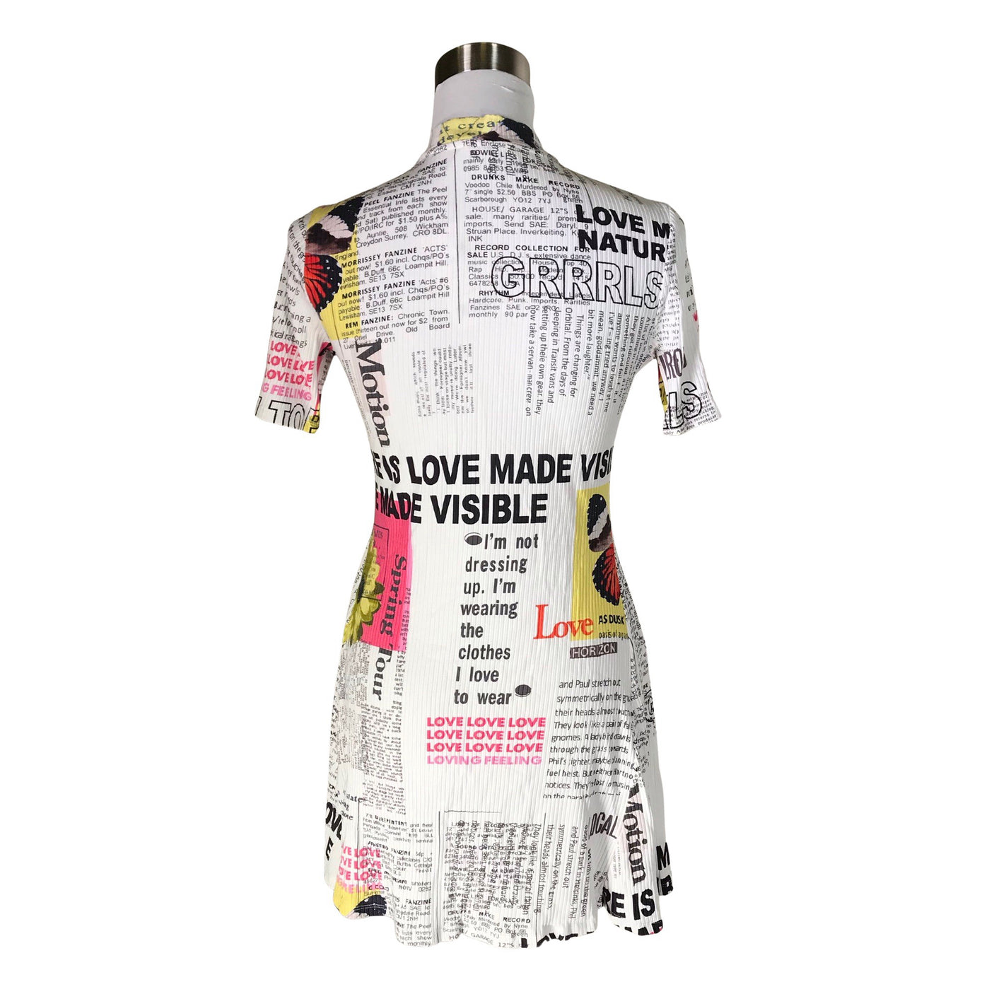Unisex Desigual - Tricot dress, size 40 - White (2)
