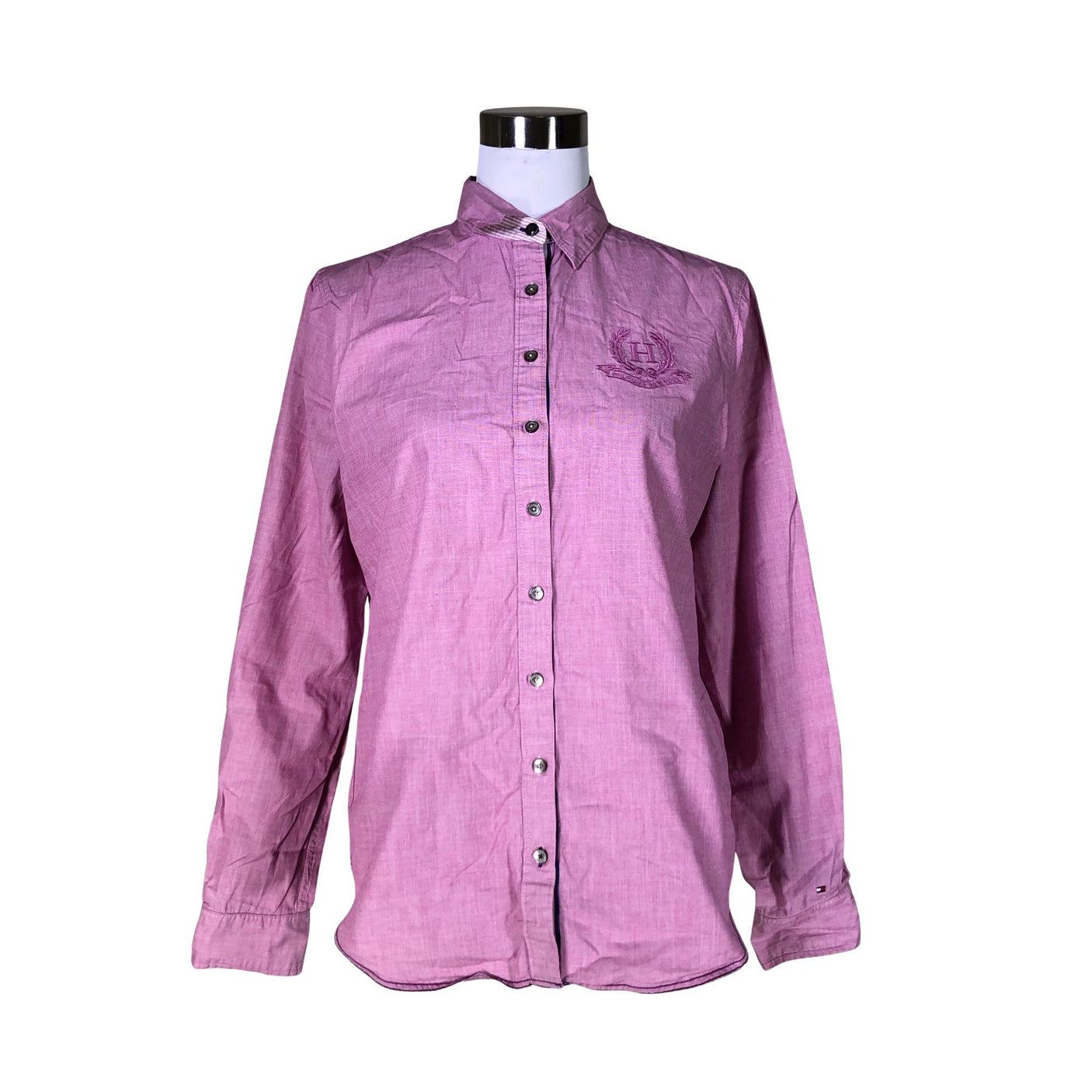 Unisex Tommy Hilfiger - Collared shirt, size 36 - Violet (1)