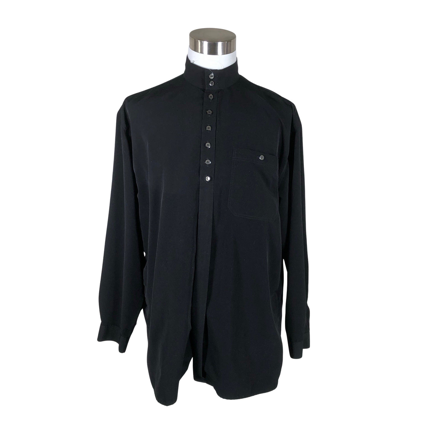 Unisex Petritex - Collared shirt, size XL - Black (1)