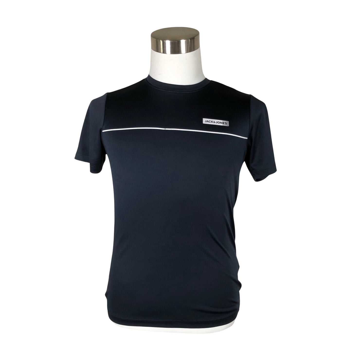 Unisex Jack & Jones - Sports shirt, short sleeve, size XS - Blue (1)