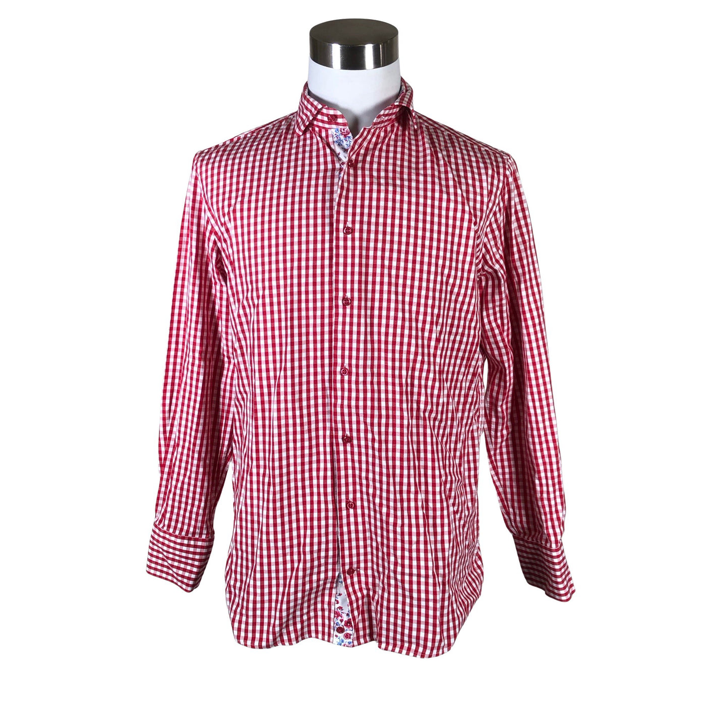 Unisex Schoffa - Collared shirt, size M - Red (1)