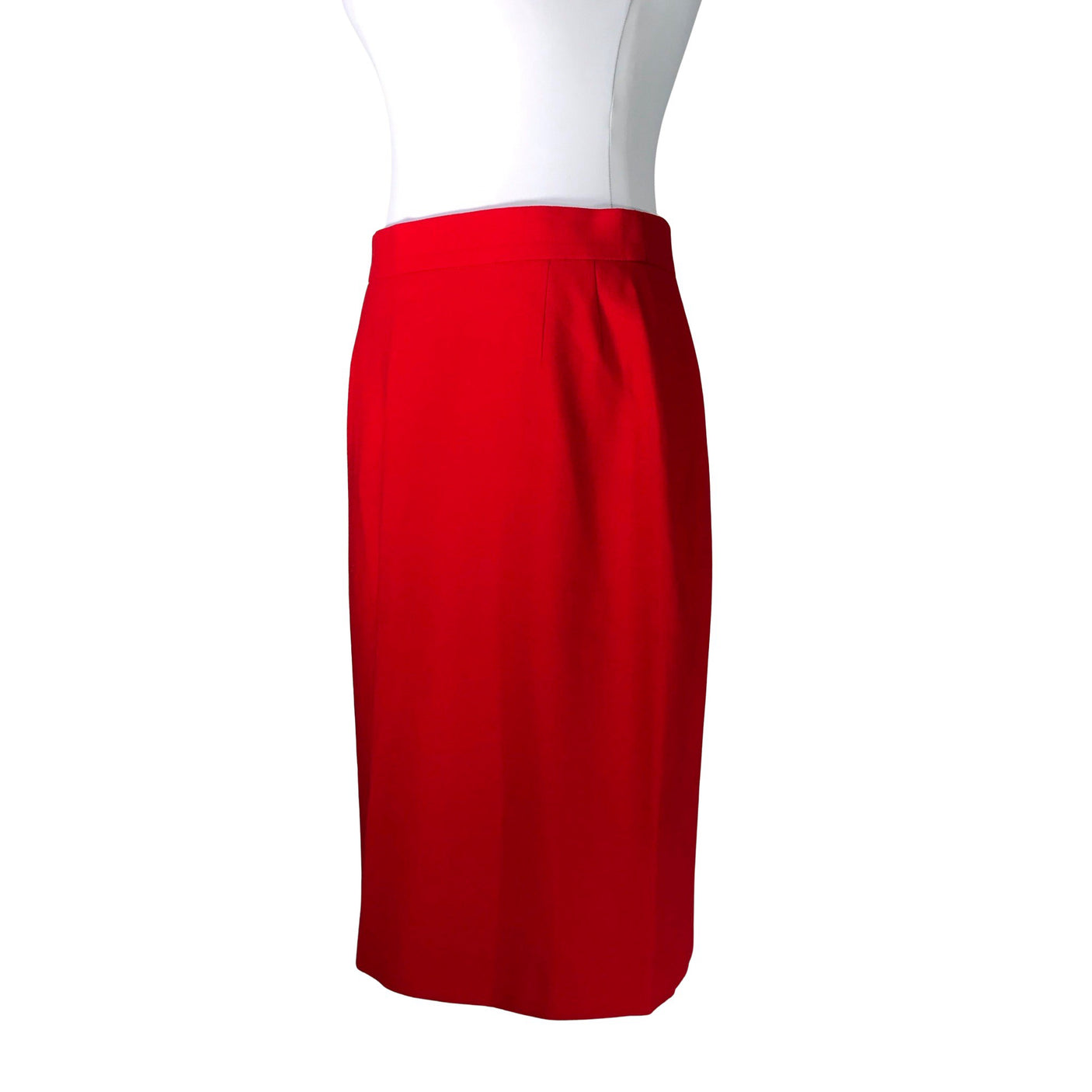 Unisex Escada - Pencil skirt, size 40 - Red (3)