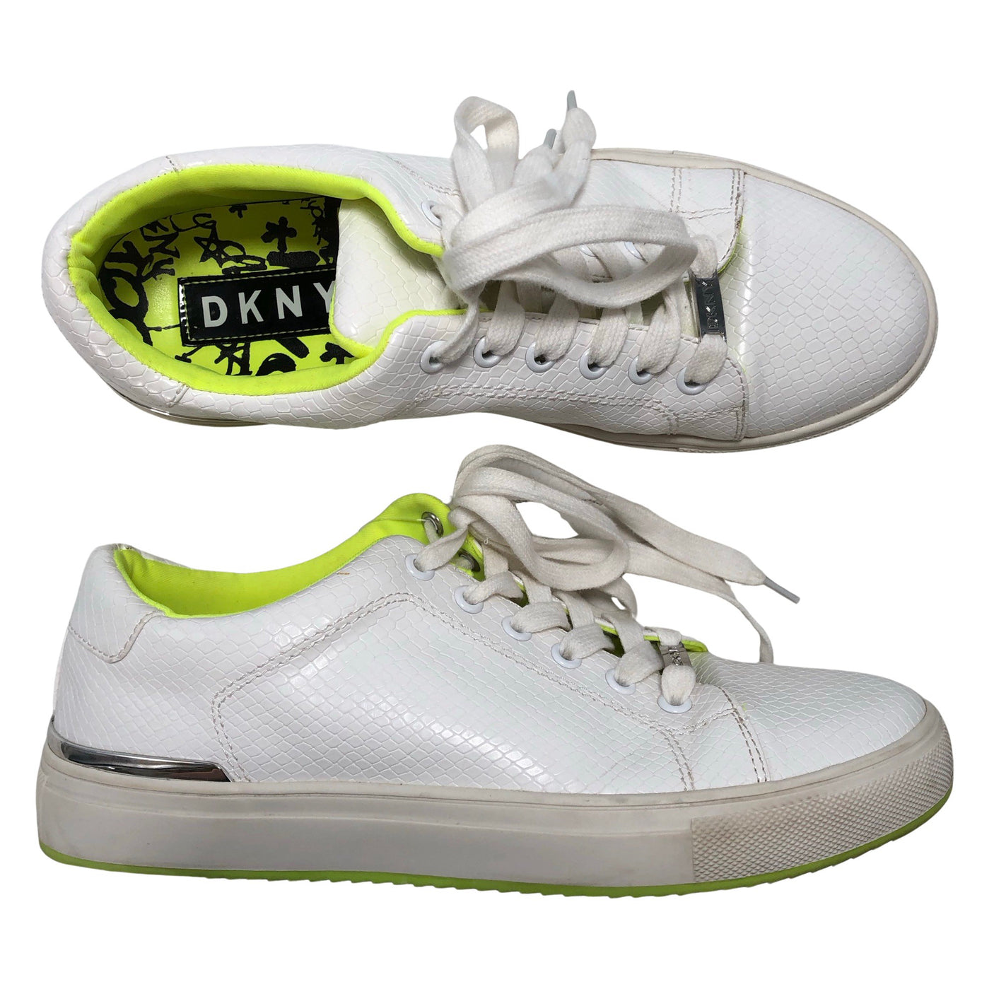 Unisex DKNY - Casual sneakers, size 39 - White (1)