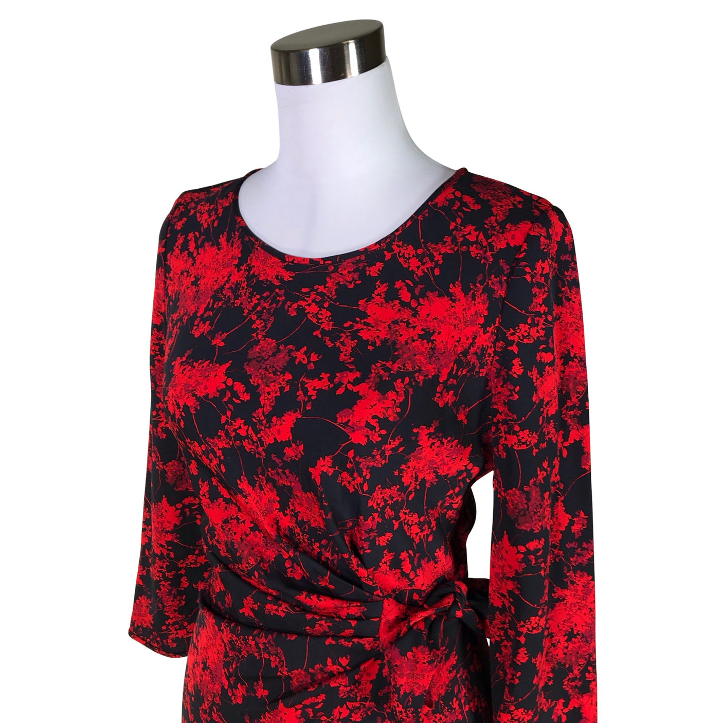 Unisex Diane von Furstenberg - Schiffon dress, size 36 - Red (3)