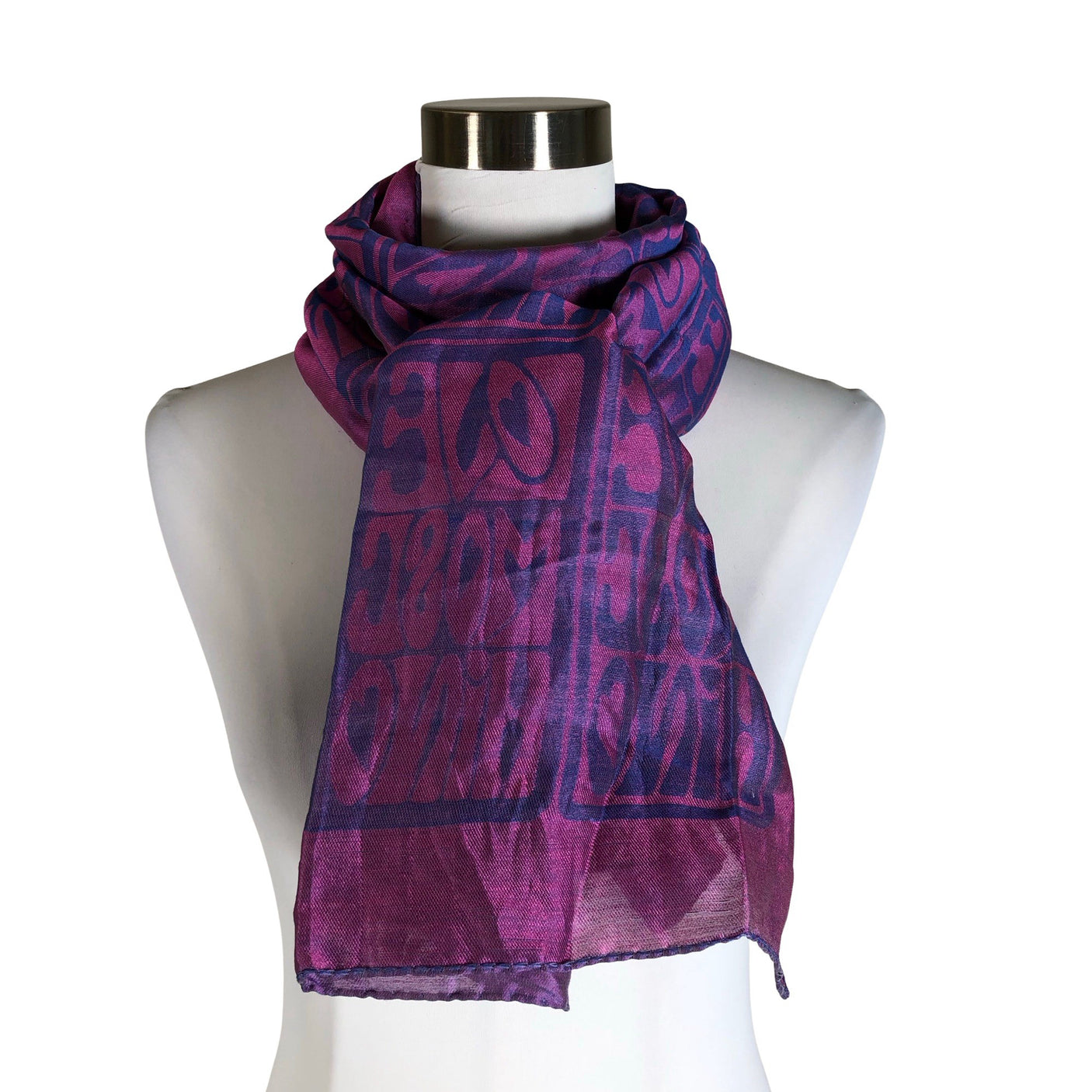 Unisex Moschino - Scarf, size Midi - Violet (1)