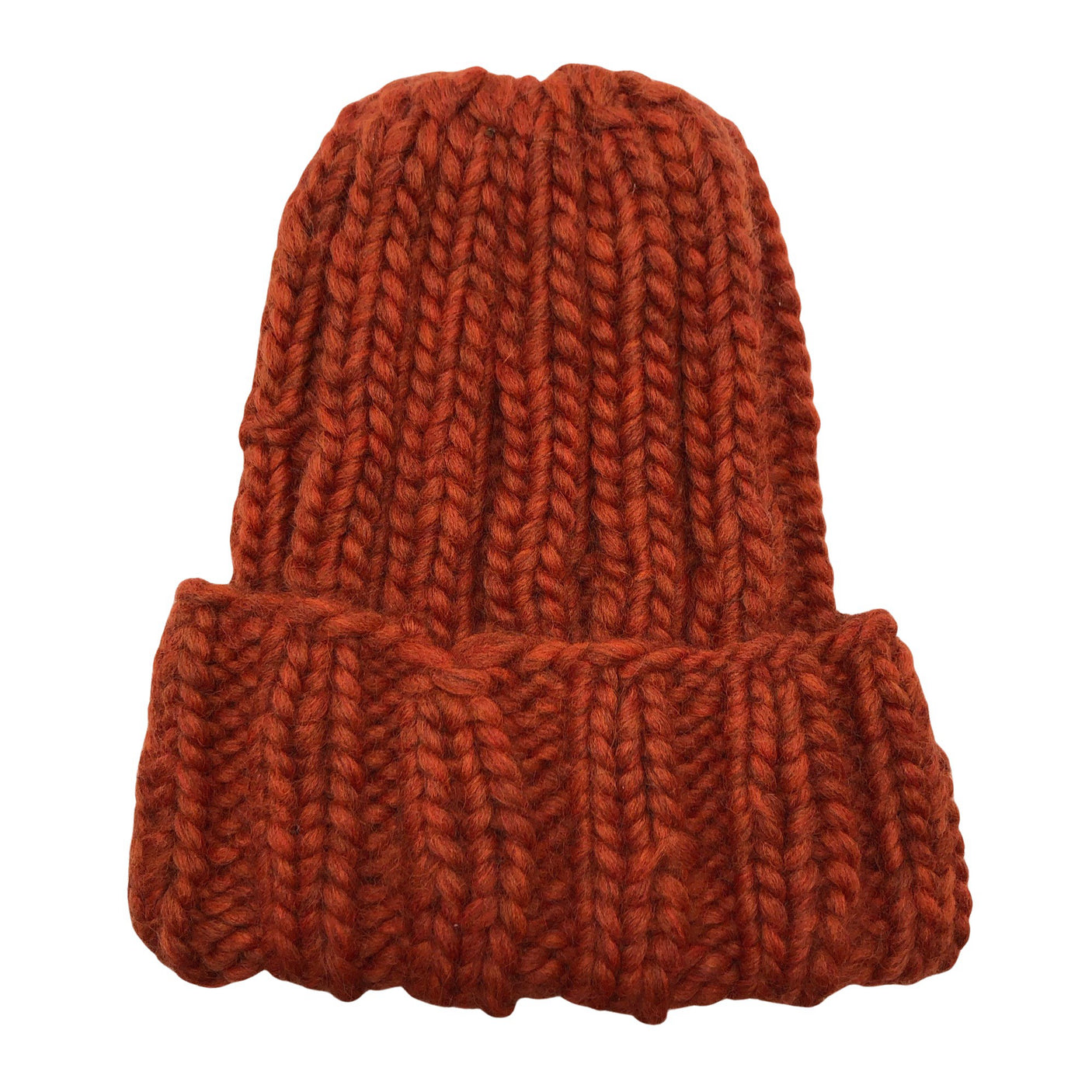 Unisex Handmade - Winter beanie, size 58 - 60 cm - Brown (1)