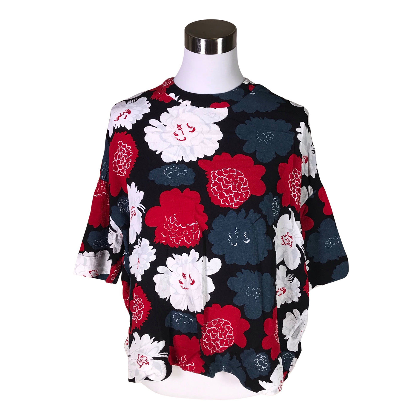 Unisex Marimekko - Short-sleeved blouse, size 36 - Black (1)