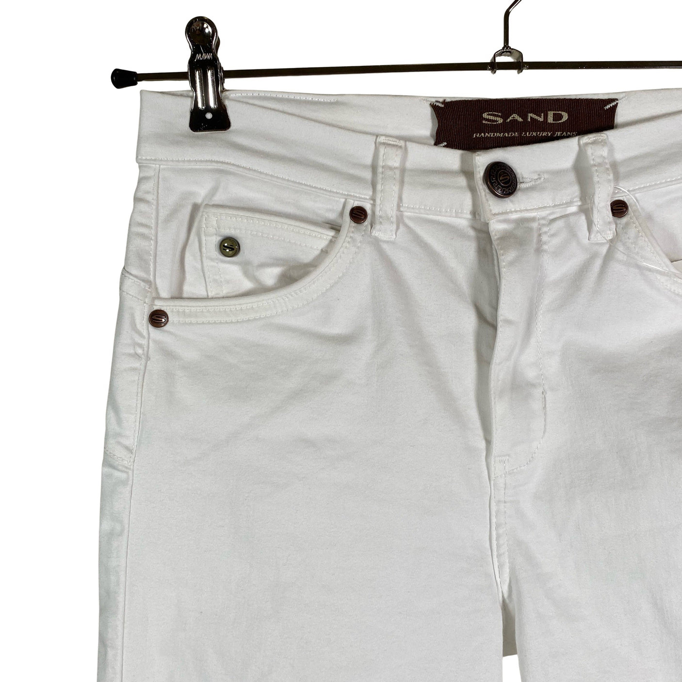 Unisex Sand - Jeans, size 38 - White (3)