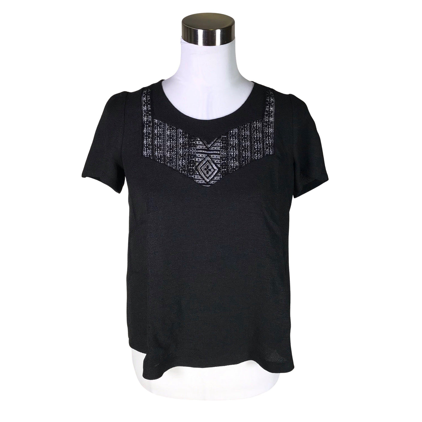 Unisex Pablo - Short-sleeved blouse, size 36 - Black (1)
