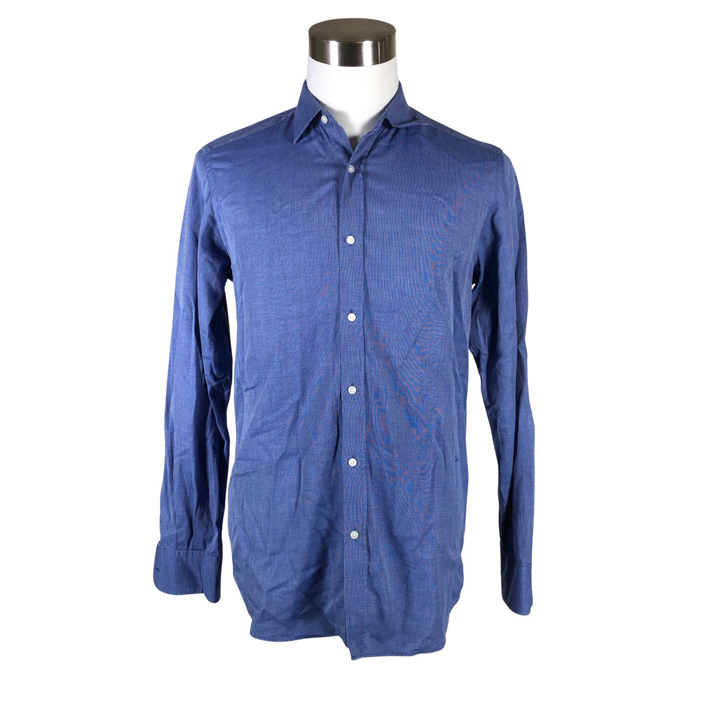 Unisex Massimo Dutti - Collared shirt, size M - Blue (1)
