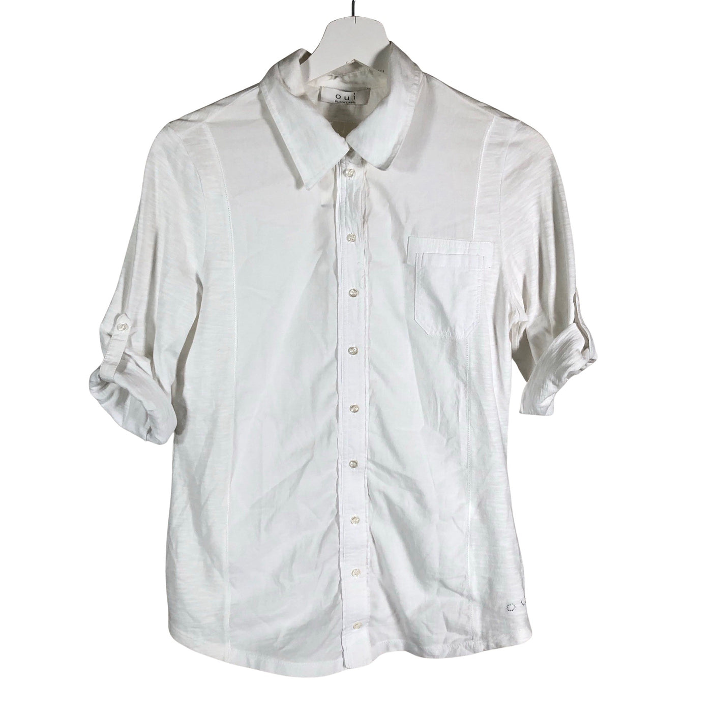 Unisex Ouì - Tricot shirt, size 36 - White (1)