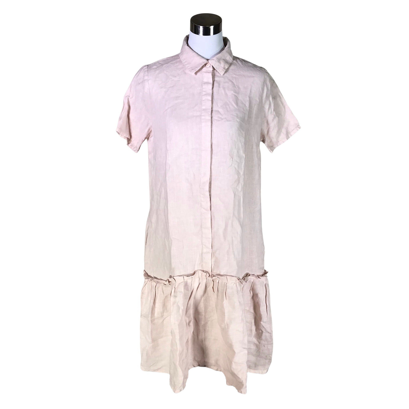 Unisex Linen Tales - Dress, size 38 - Light pink (1)