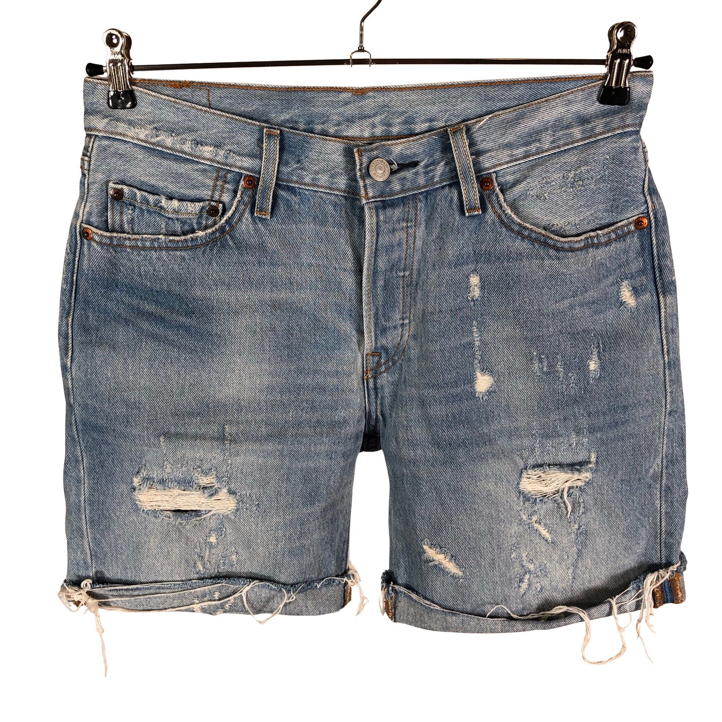 Unisex Levi's - Denim shorts, size W28 - Light blue (1)