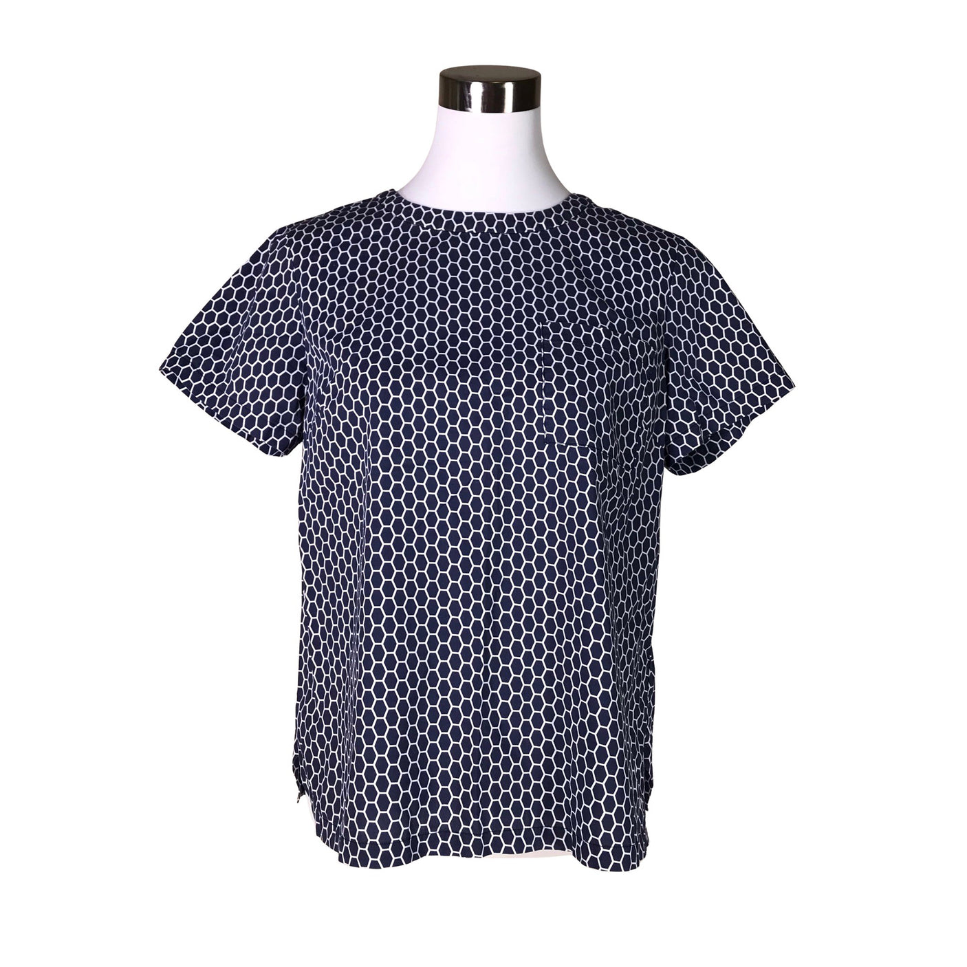 Unisex Crocker - Short-sleeved blouse, size 38 - Blue (1)
