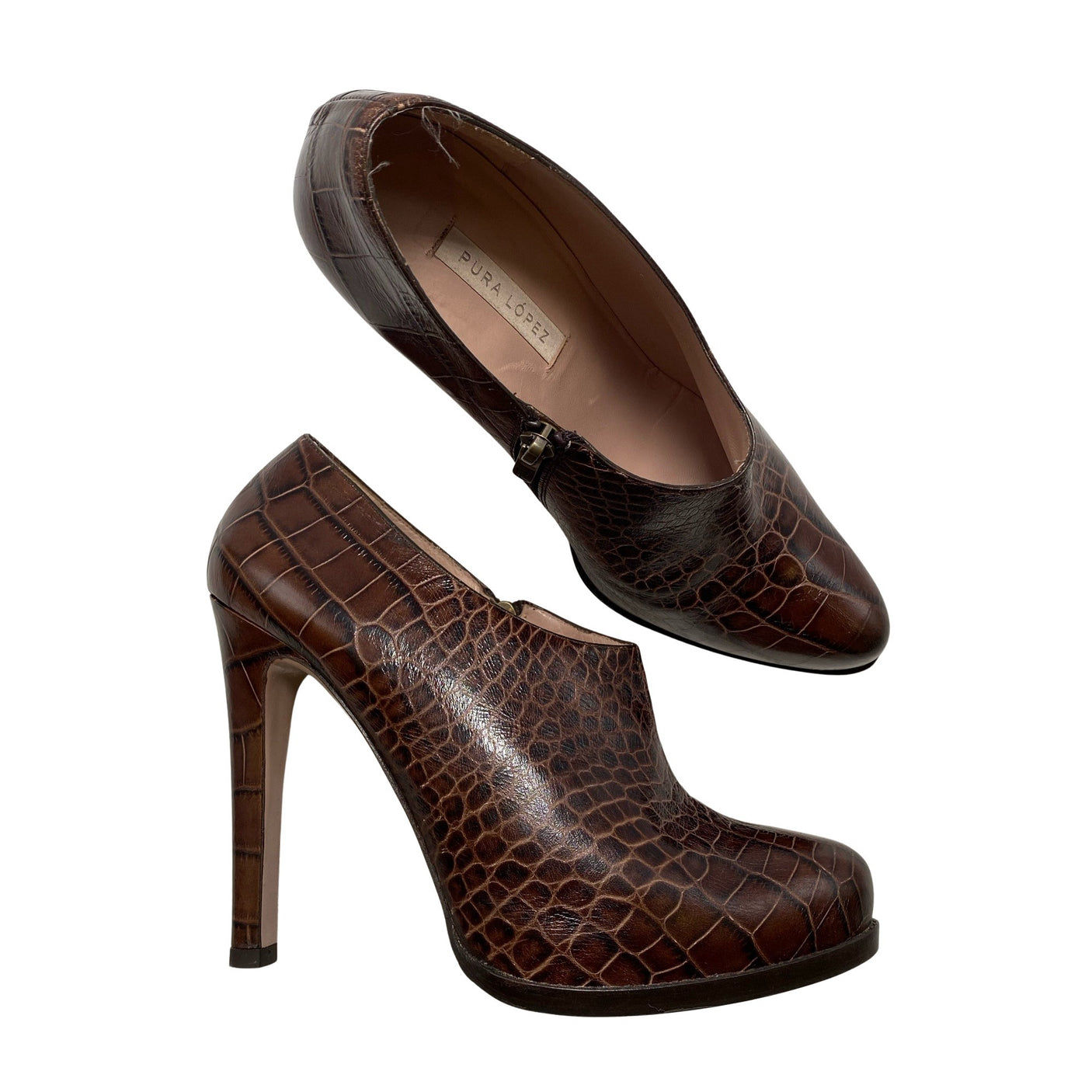 Unisex Pura López - Walking shoes, size 39 - Brown (1)