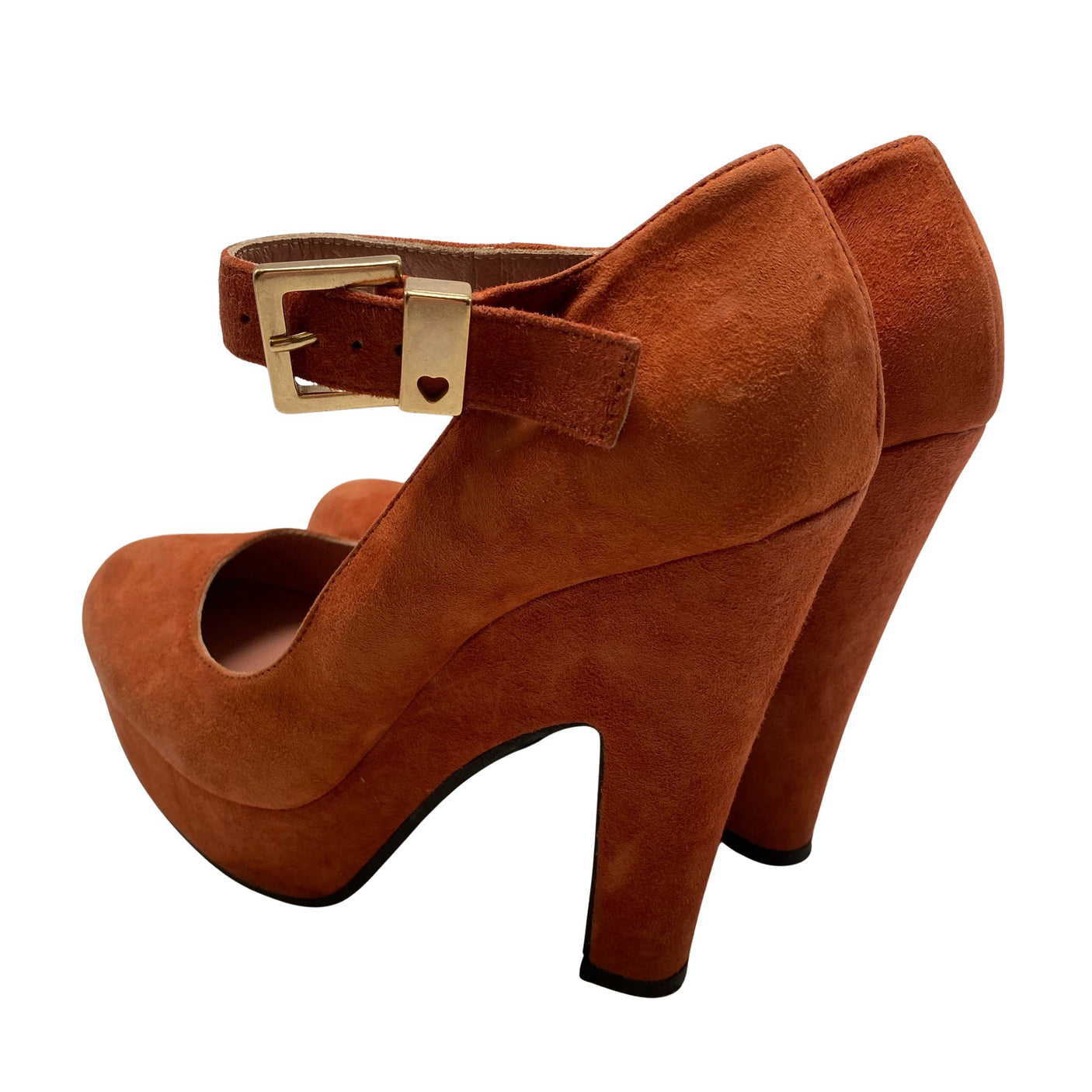 Unisex Twin-Set - High heels, size 39 - Orange (2)