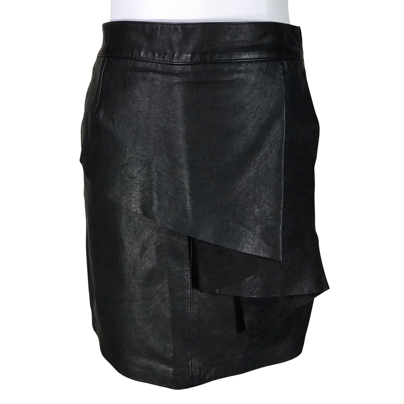 Unisex Max&Co - Leather skirt, size 36 - Black (1)