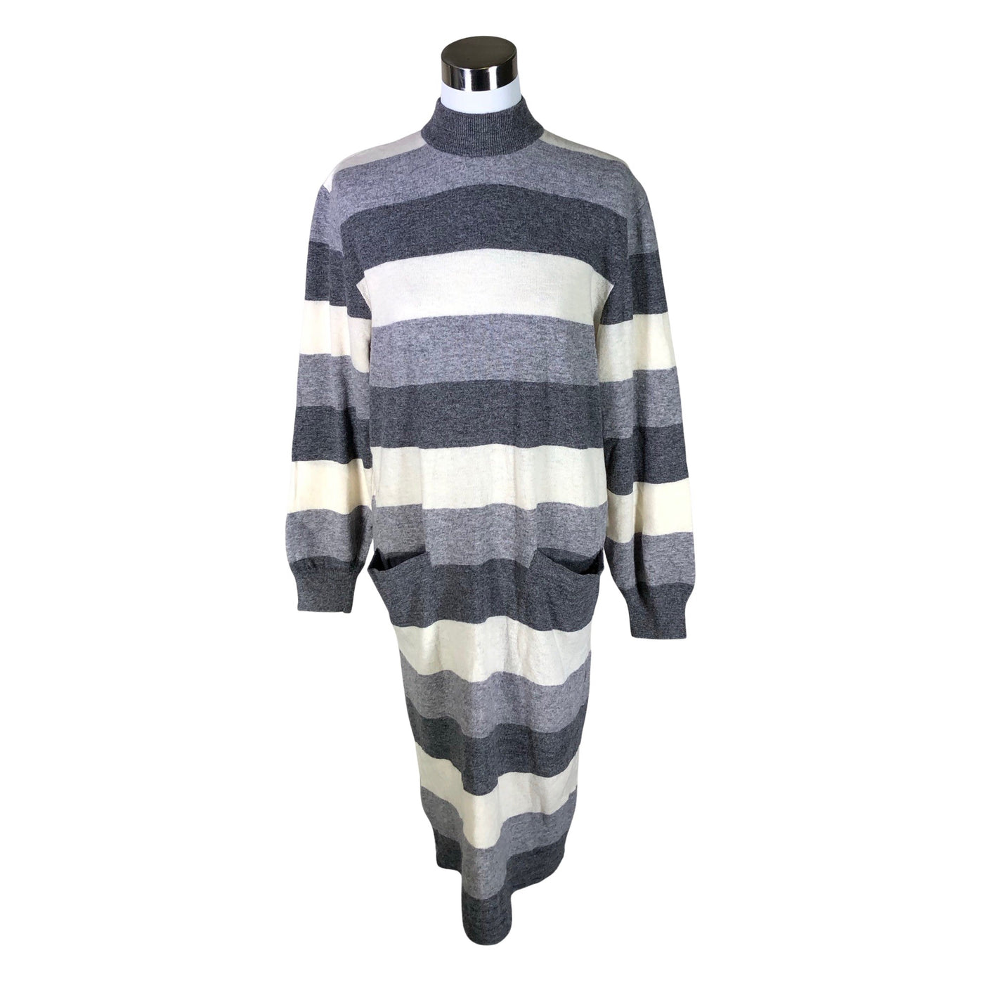 Unisex Vogue - Knit dress, size 40 - Gray (1)
