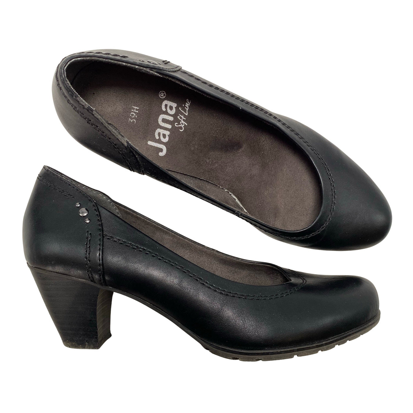 Unisex Jana - High heels, size 39 - Black (1)