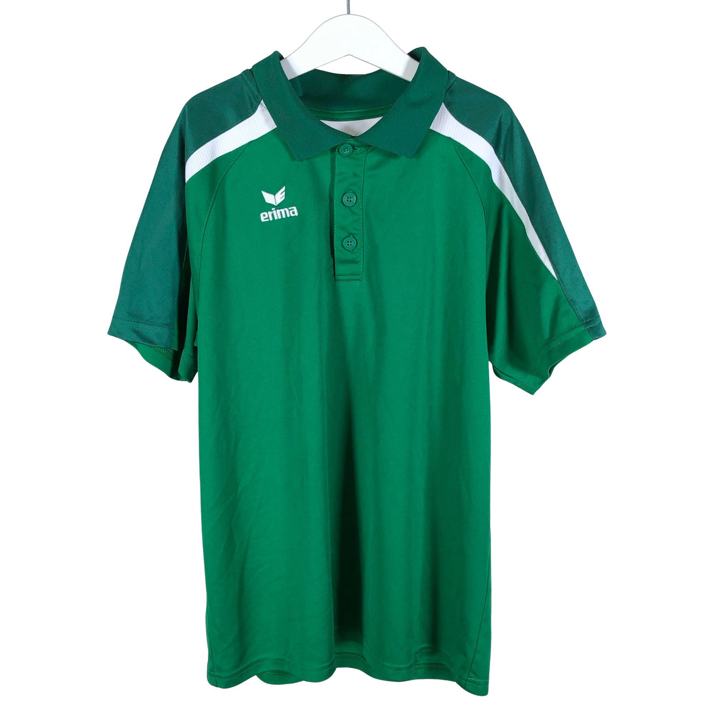 Unisex Erima - Sports shirt, short sleeve, size 158 - 164 - Green (1)