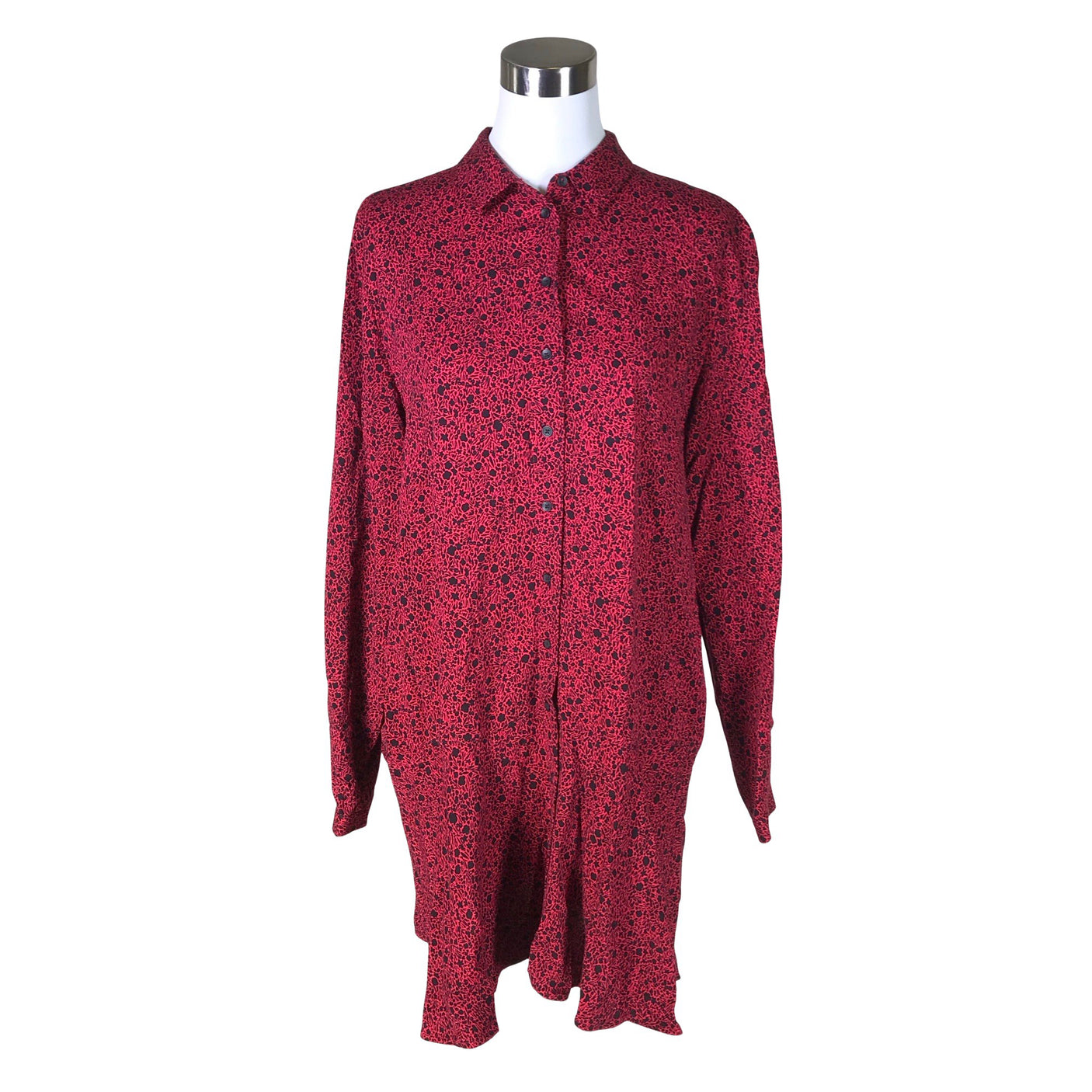 Unisex Nanso - Schiffon dress, size 40 - Red (1)
