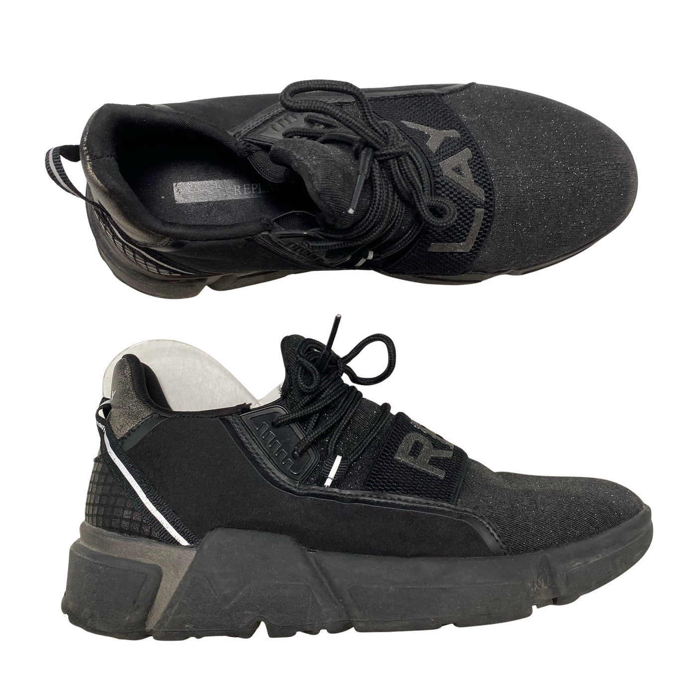 Unisex Replay - Casual sneakers, size 40 - Black (1)