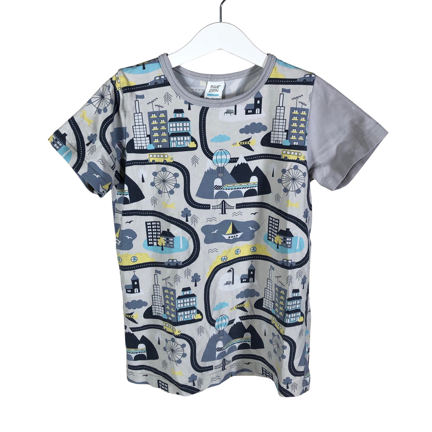Unisex Breden - T-shirt, size 134 - 140 - Gray (1)