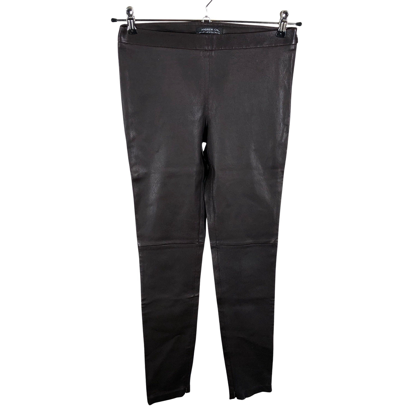 Unisex Andrew Gn - Leather pants, size 38 - Brown (1)