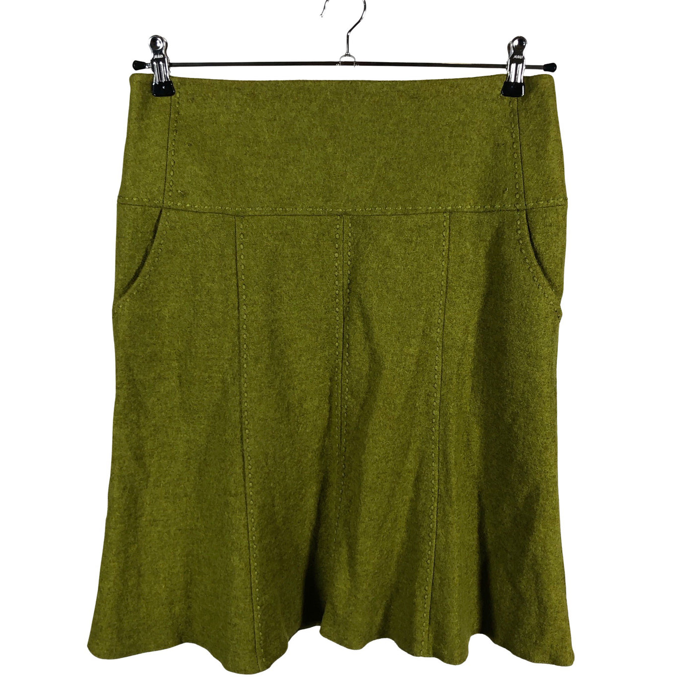 Unisex Steilmann - Fabric skirt, size 40 - Green (1)