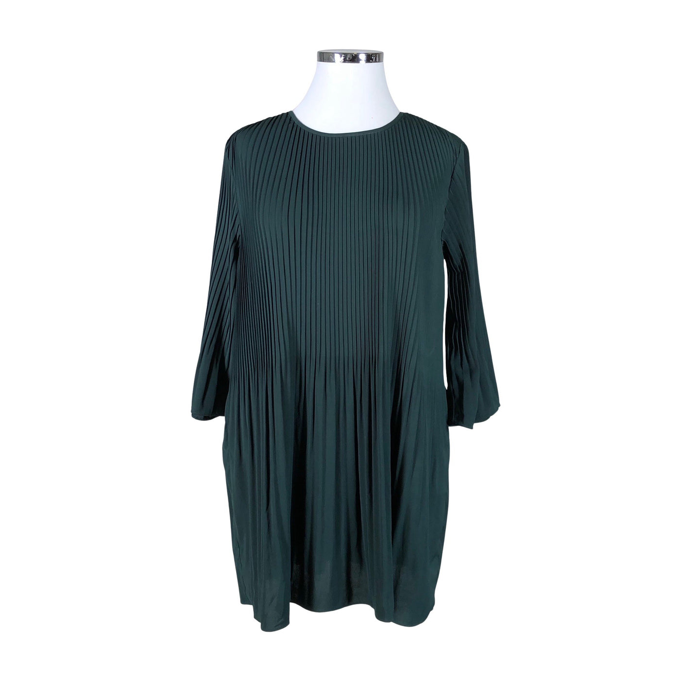 Unisex S.T.I - Schiffon dress, size 42 - Green (1)