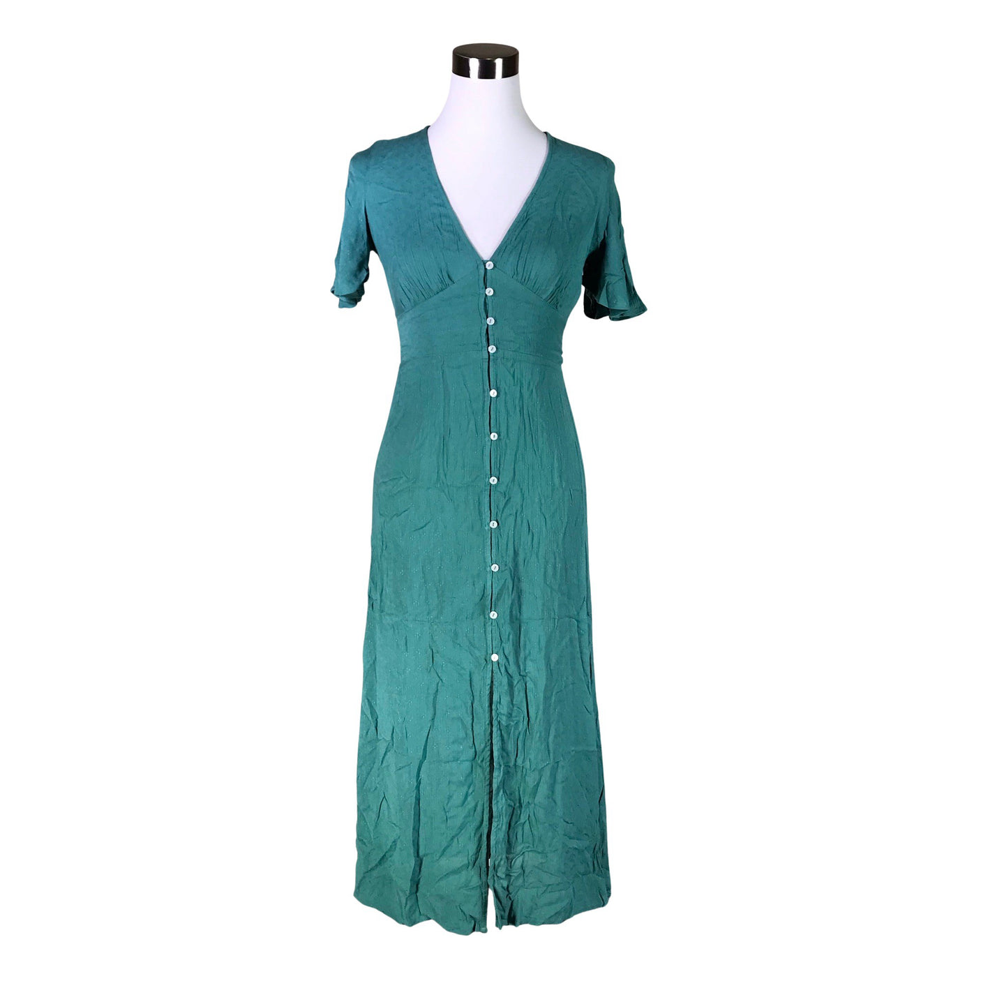 Unisex Billabong - Schiffon dress, size 38 - Blue (1)