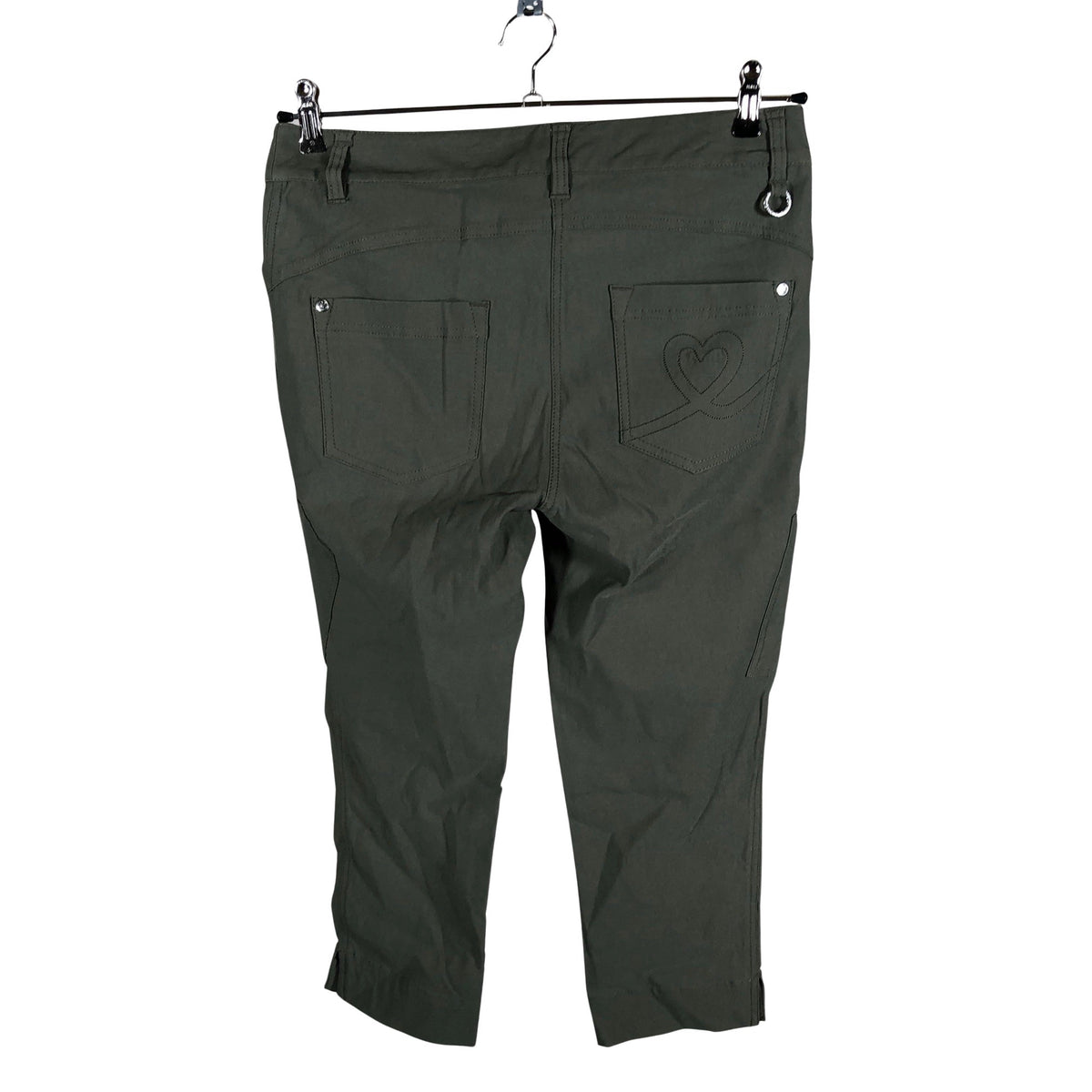 Unisex Daily Sports - Sports capri pants, size 38 - Green (2)