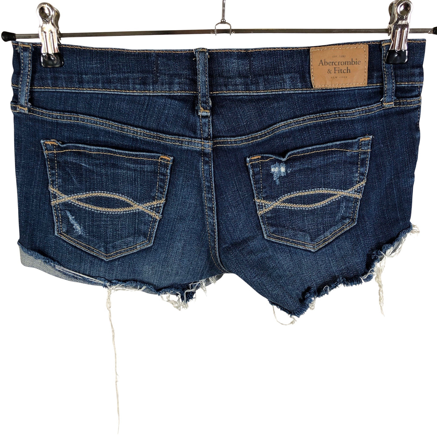 Unisex Abercrombie&Fitch - Denim shorts, size W25 - Blue (2)