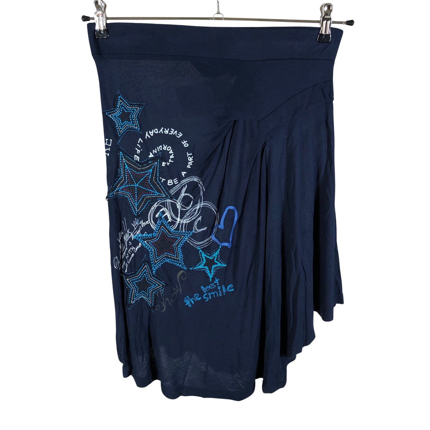 Unisex Desigual - Tricot skirt, size 38 - Blue (1)