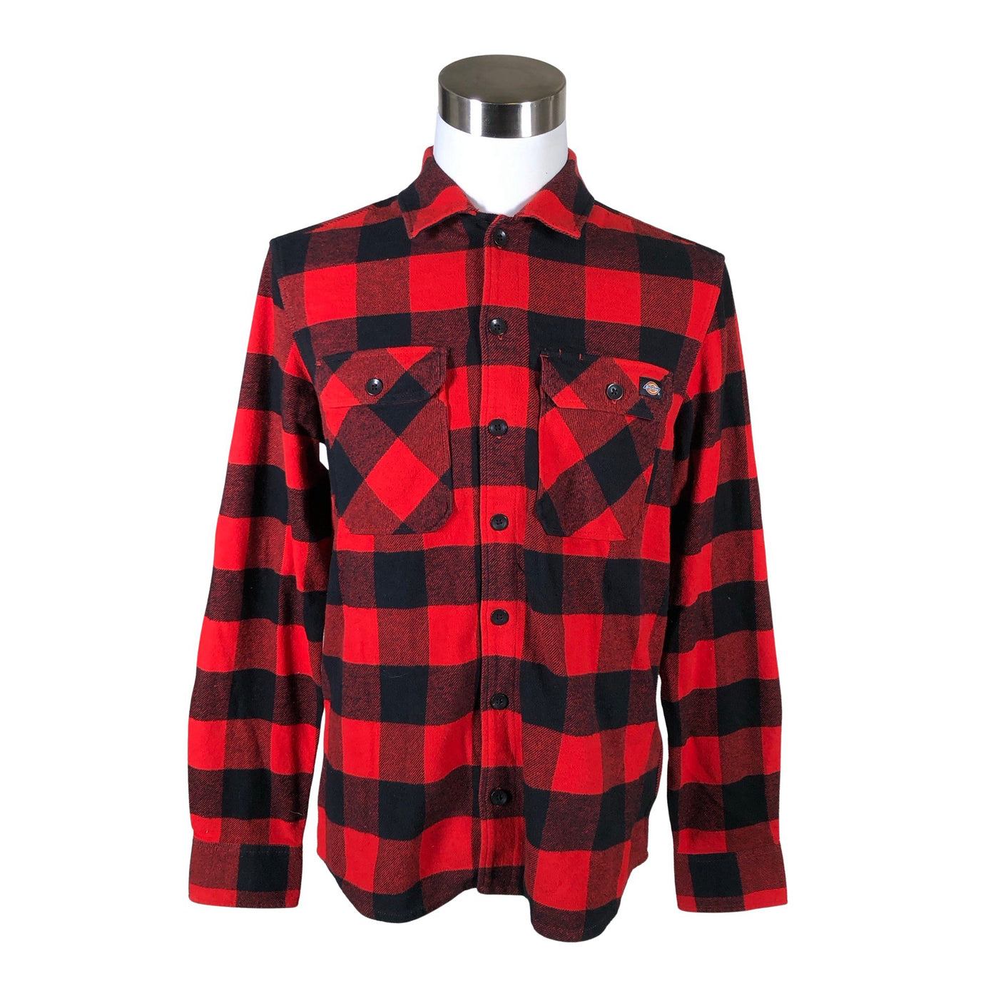 Unisex Dickies - Flannel shirt, size S - Red (1)