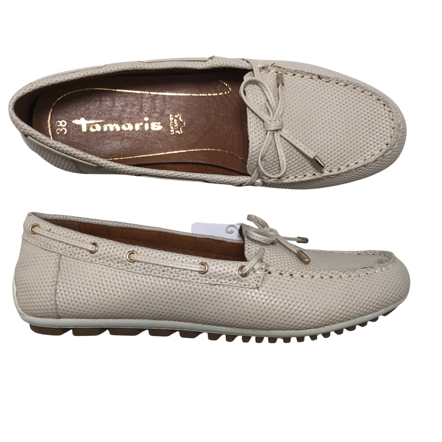 Unisex Tamaris - Loafers, size 38 - Beige (1)