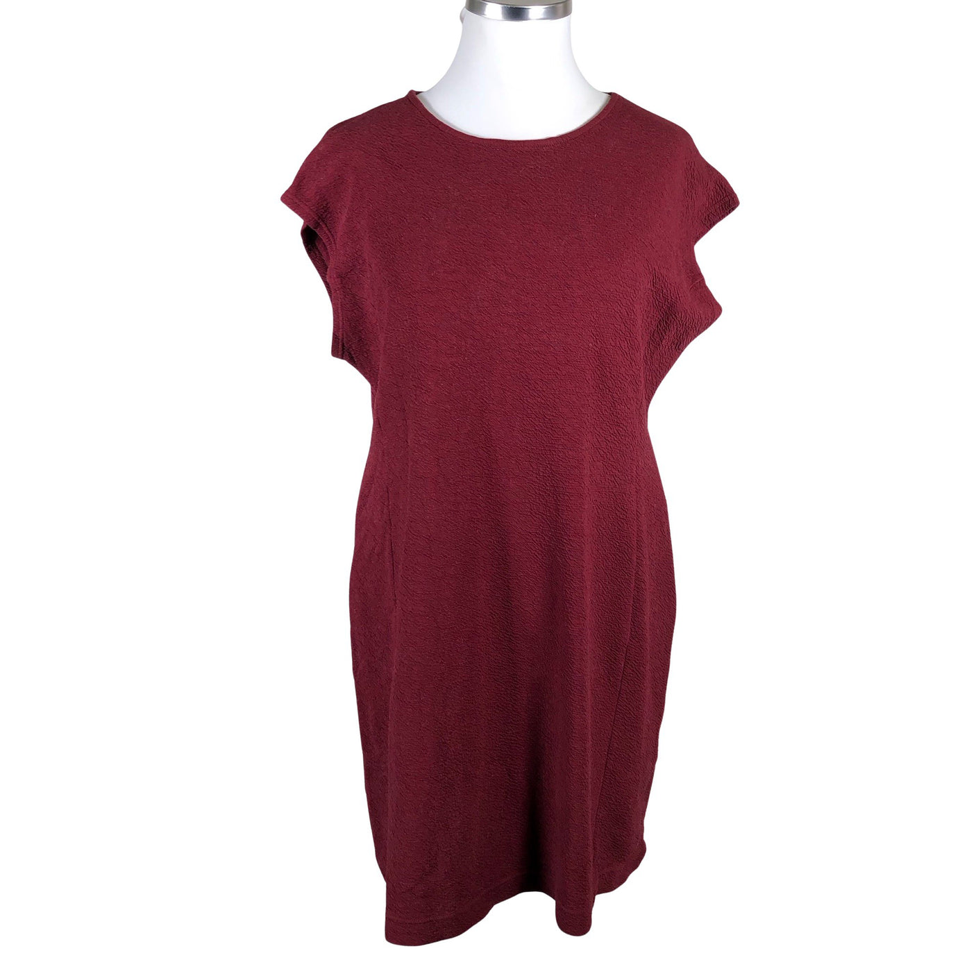 Unisex NOSH - Tricot dress, size 46 - Wine red (1)