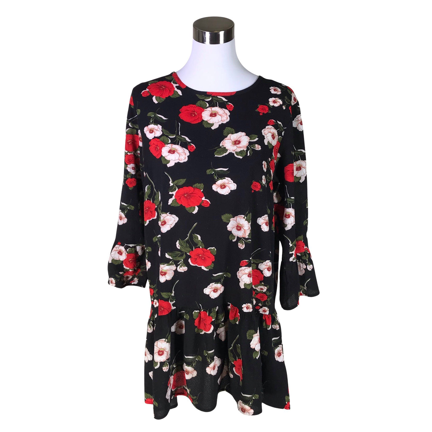 Unisex Create - Schiffon dress, size 38 - Black (1)