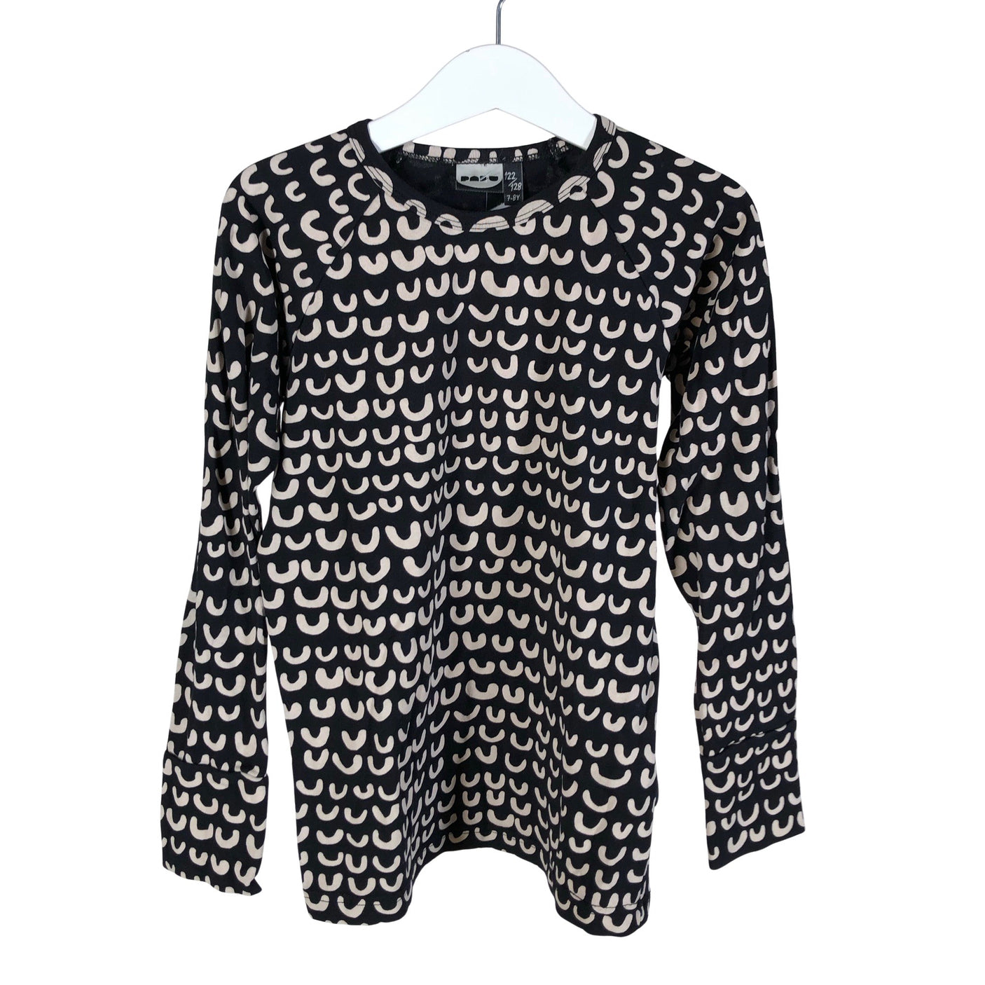 Unisex Papu - Tricot shirt, size 122 - 128 - Black (1)