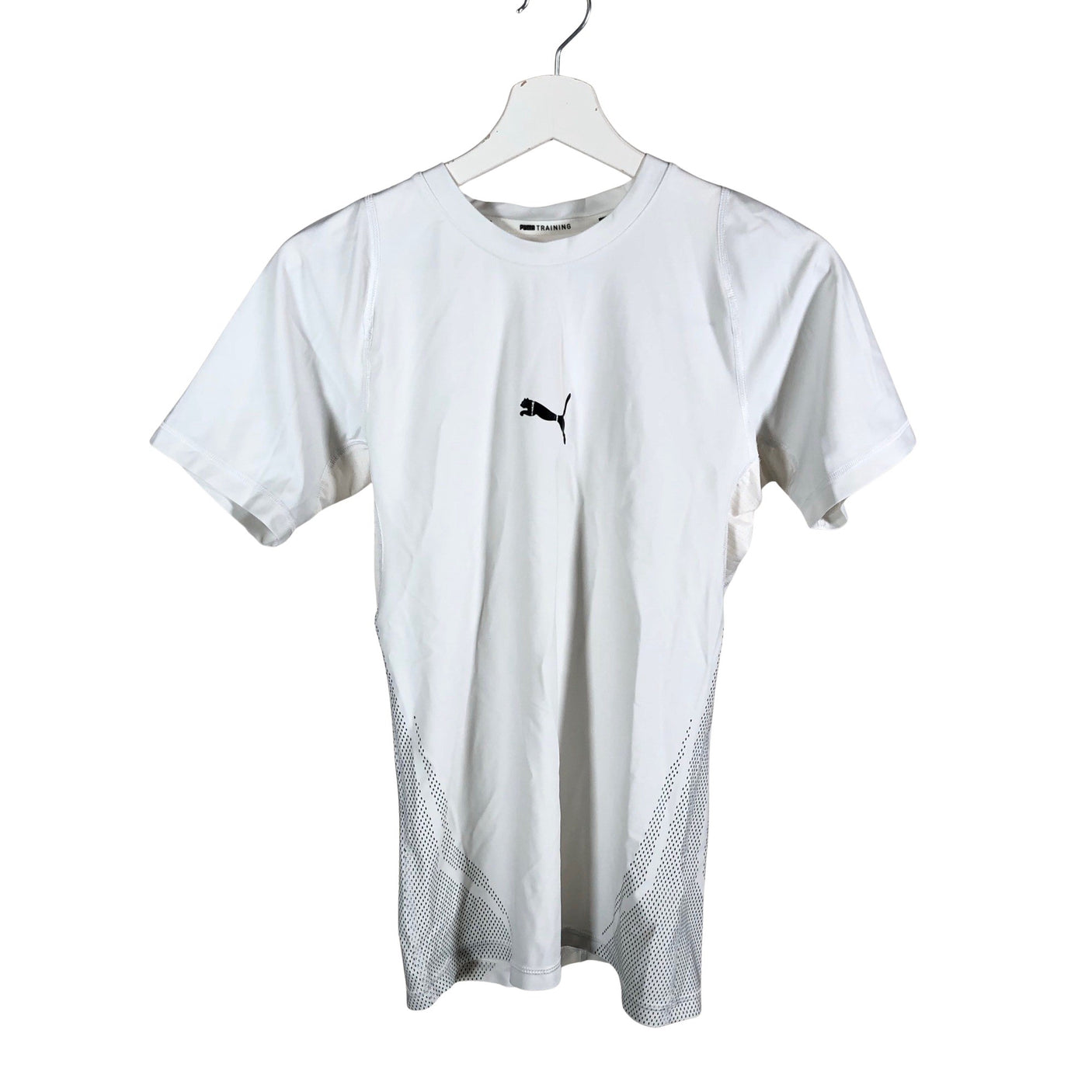 Unisex Puma - Sports shirt, short sleeve, size M - White (1)