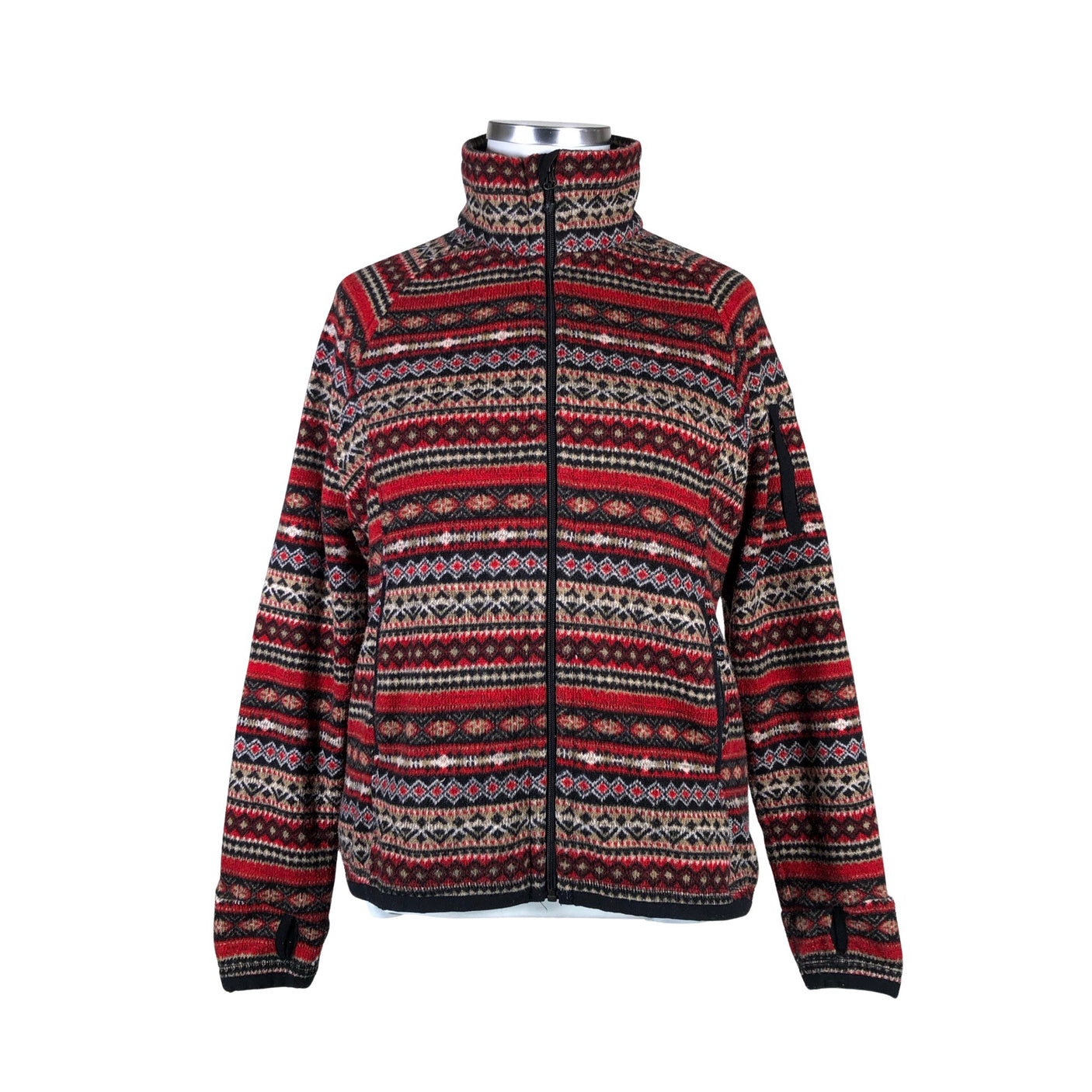 Unisex Warmpeace - Fleece jacket, size 44 - Black (1)