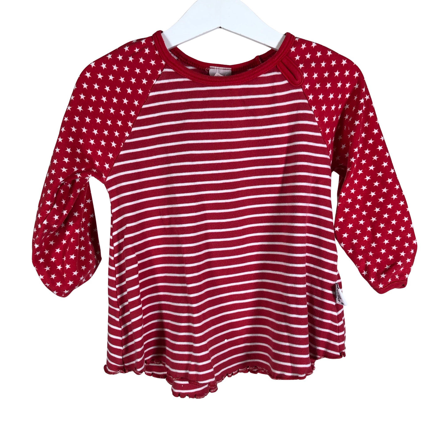 Unisex PaaPii - Tricot shirt, size 86 - 92 - Red (1)