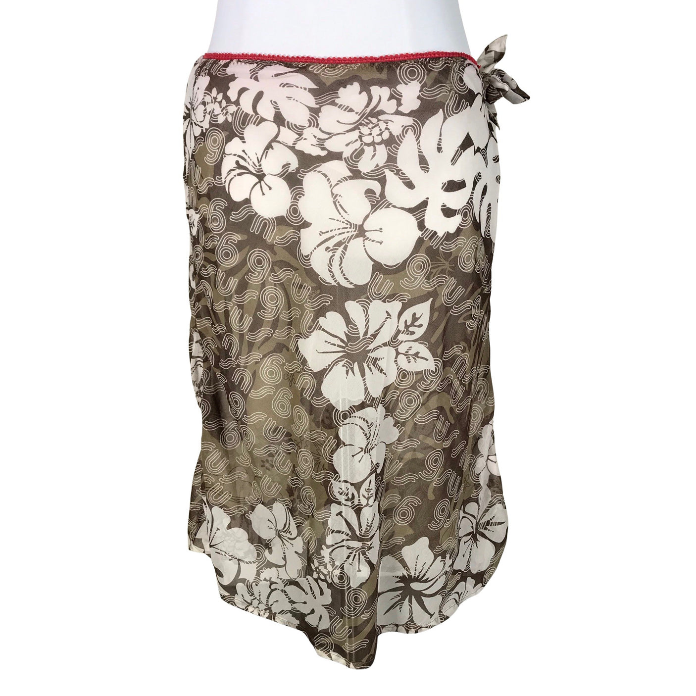 Unisex Gsus - Fabric skirt, size 38 - Brown (1)