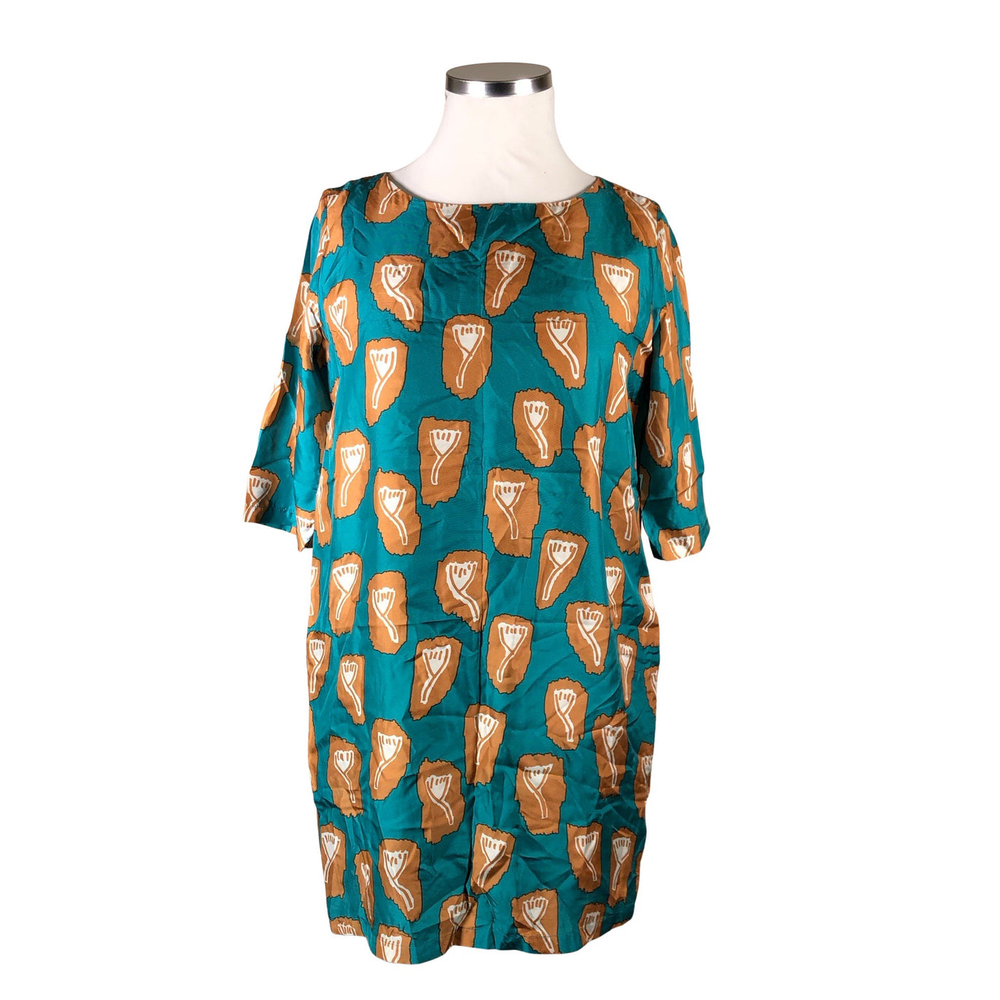 Unisex Samuji - Schiffon dress, size 42 - Green (1)