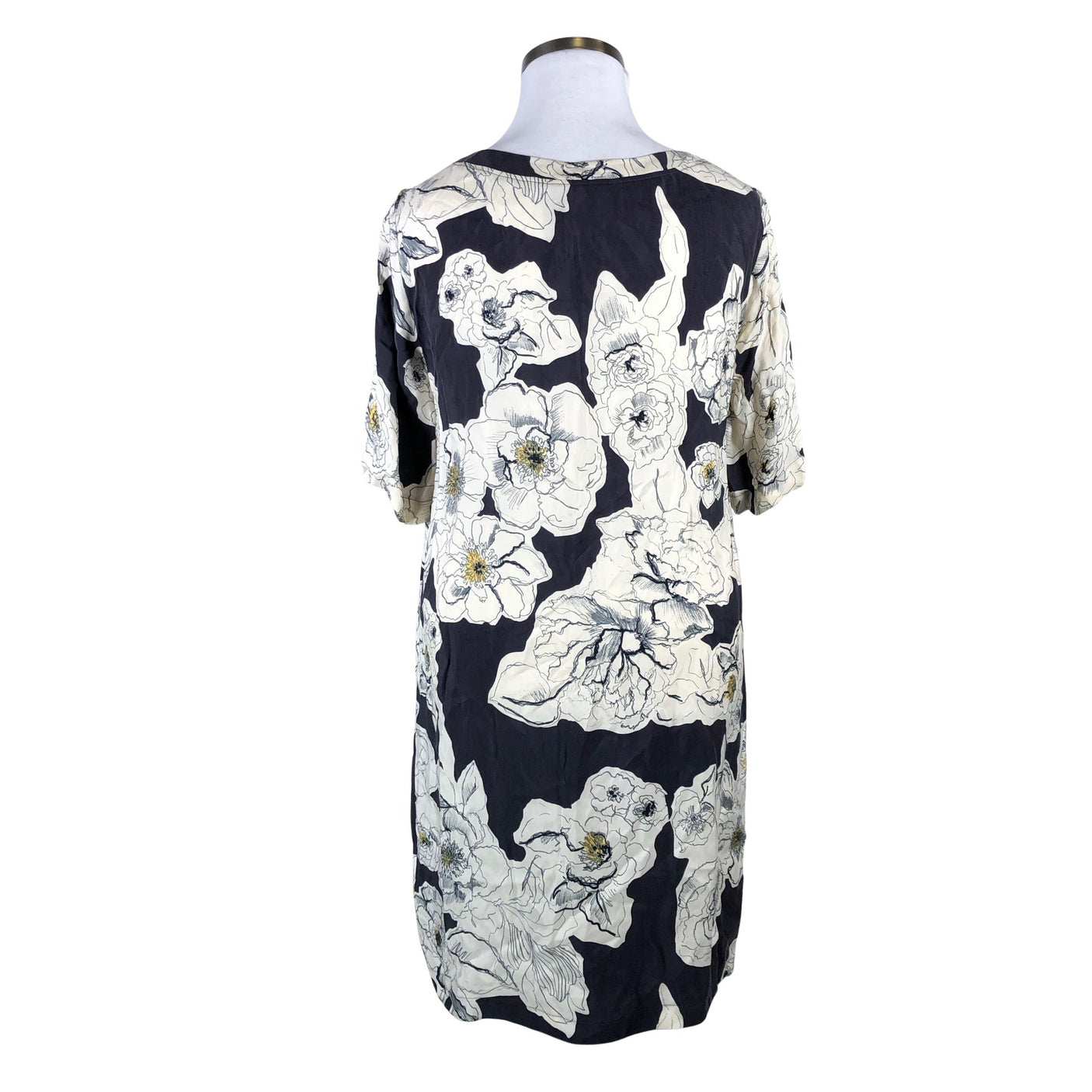 Unisex Marc O'Polo - Schiffon dress, size 44 - Blue (2)