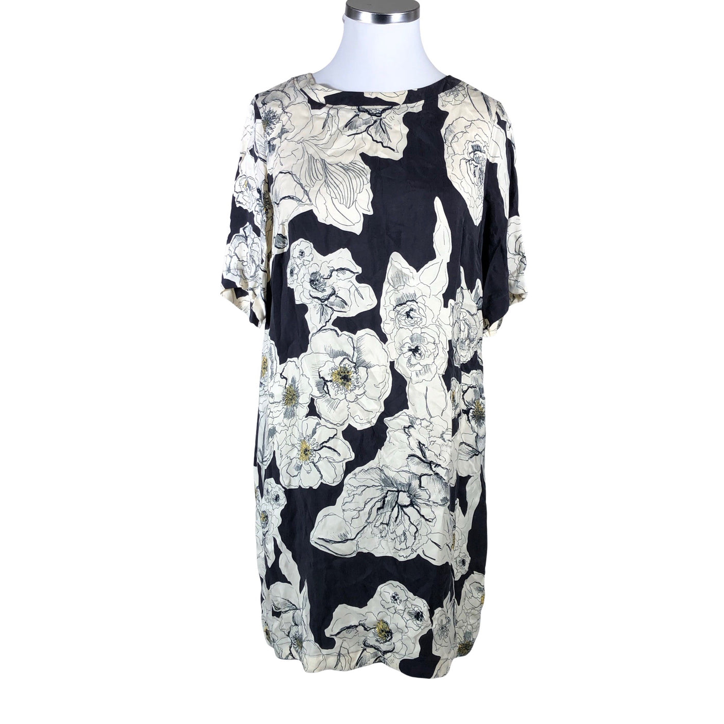 Unisex Marc O'Polo - Schiffon dress, size 44 - Blue (1)