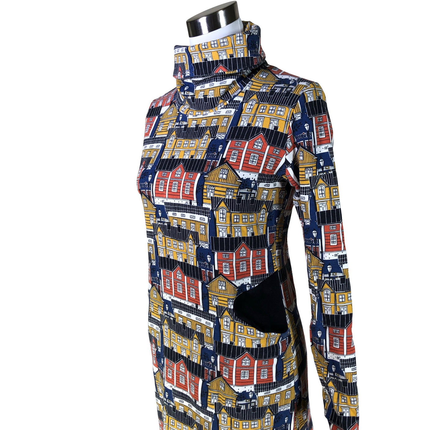 Unisex PaaPii - Tricot dress, size 36 - Black (2)