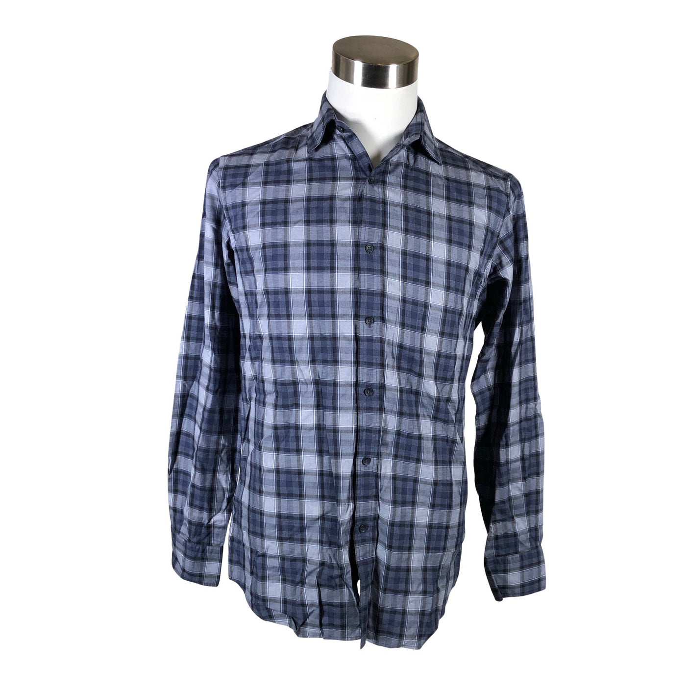 Unisex Massimo Dutti - Collared shirt, size M - Blue (1)